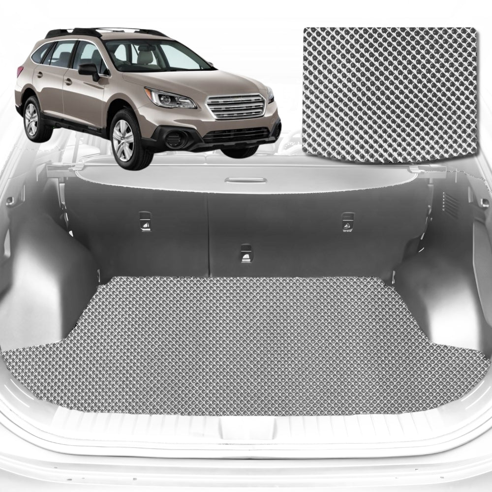 6D Diamond Car Boot Mat for Subaru Outback 2015-2021-Cargo Mat-Grey-Outback GT