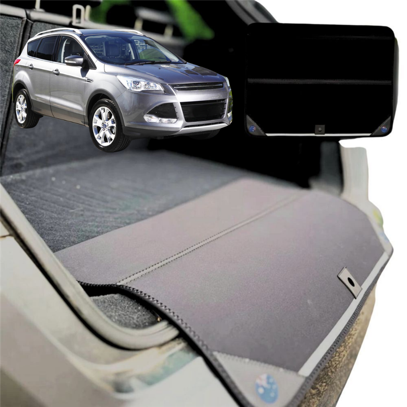 Rear Cargo Boot Bumper Protector for Ford Kuga TF 2012 - 2016 TE - XL (98 x 55) - Black