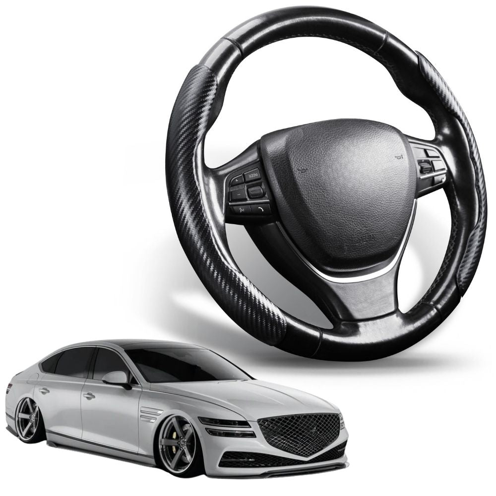 Segmented Steering Wheel Cover for Genesis G80 2021 - Current (RG3)