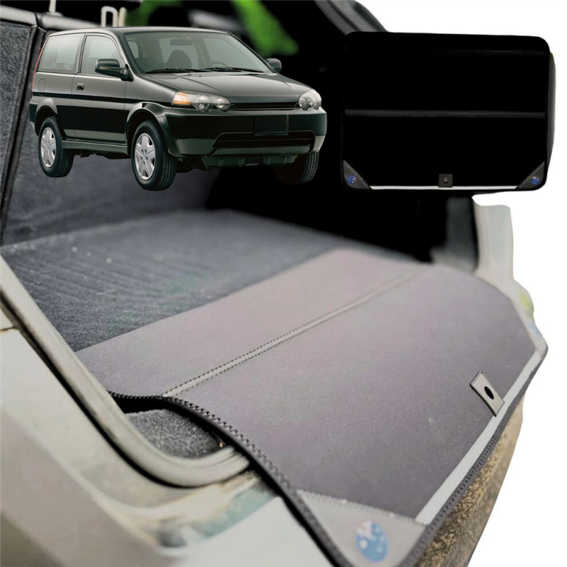 Rear Cargo Boot Bumper Protector for Honda HR-V 1998 - 2006 (2 door) - XL (98 x 55) - Black