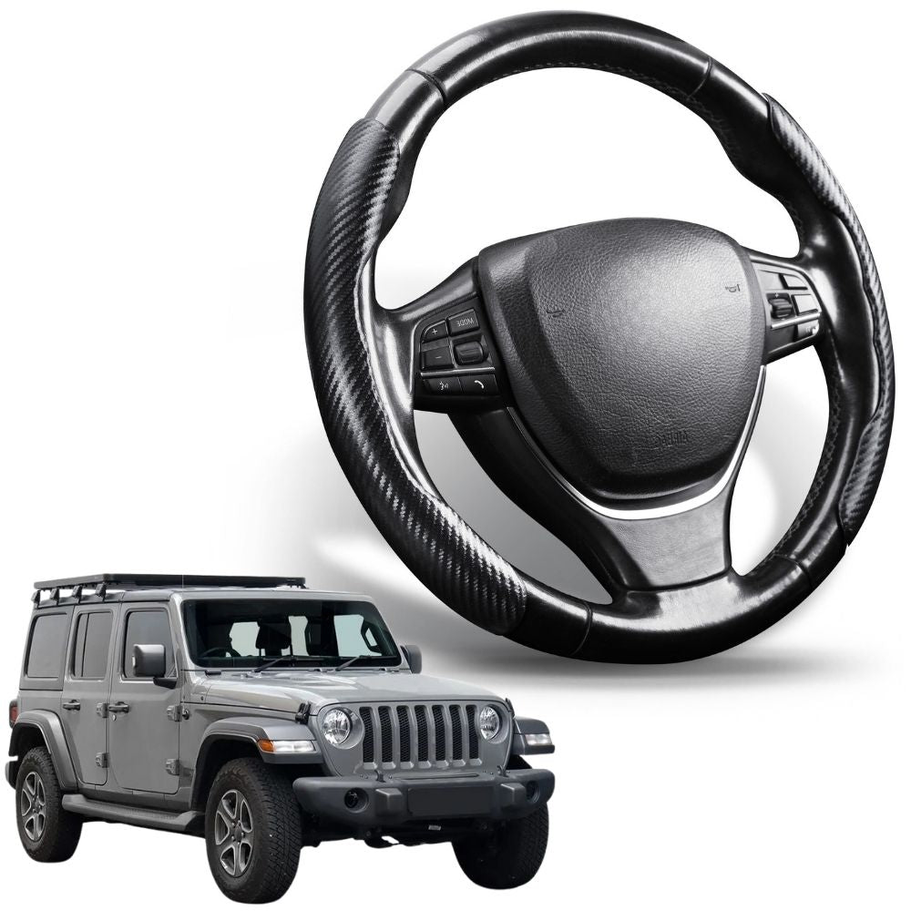Segmented Steering Wheel Cover for Jeep Wrangler 2018 - Current (4-Door JL)