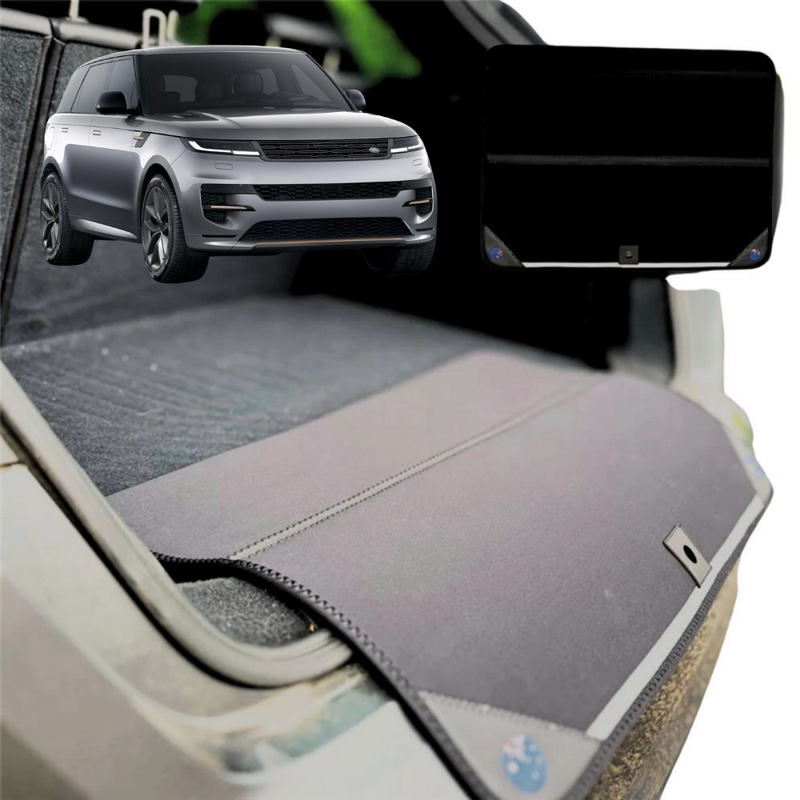 Rear Cargo Boot Bumper Protector for Land Rover Range Rover Sport 2022 - Current (L461) - XL (98 x 55) - Black