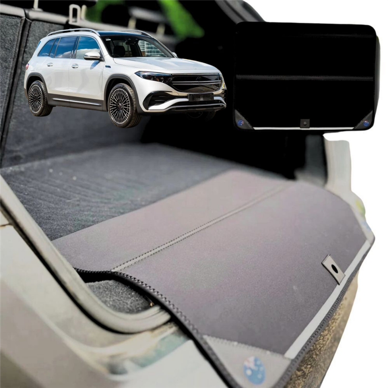 Rear Cargo Boot Bumper Protector for Mercedes-Benz EQB SUV 2022 - Current (X243) - XL (98 x 55) - Black