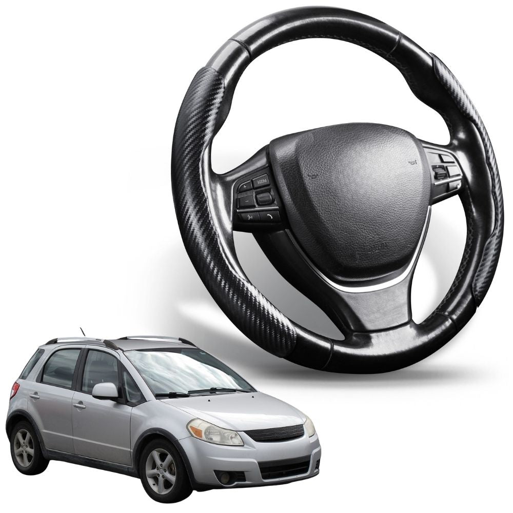 Segmented Steering Wheel Cover for Suzuki SX4 2006 - 2013 Auto (GY/EY/RW)