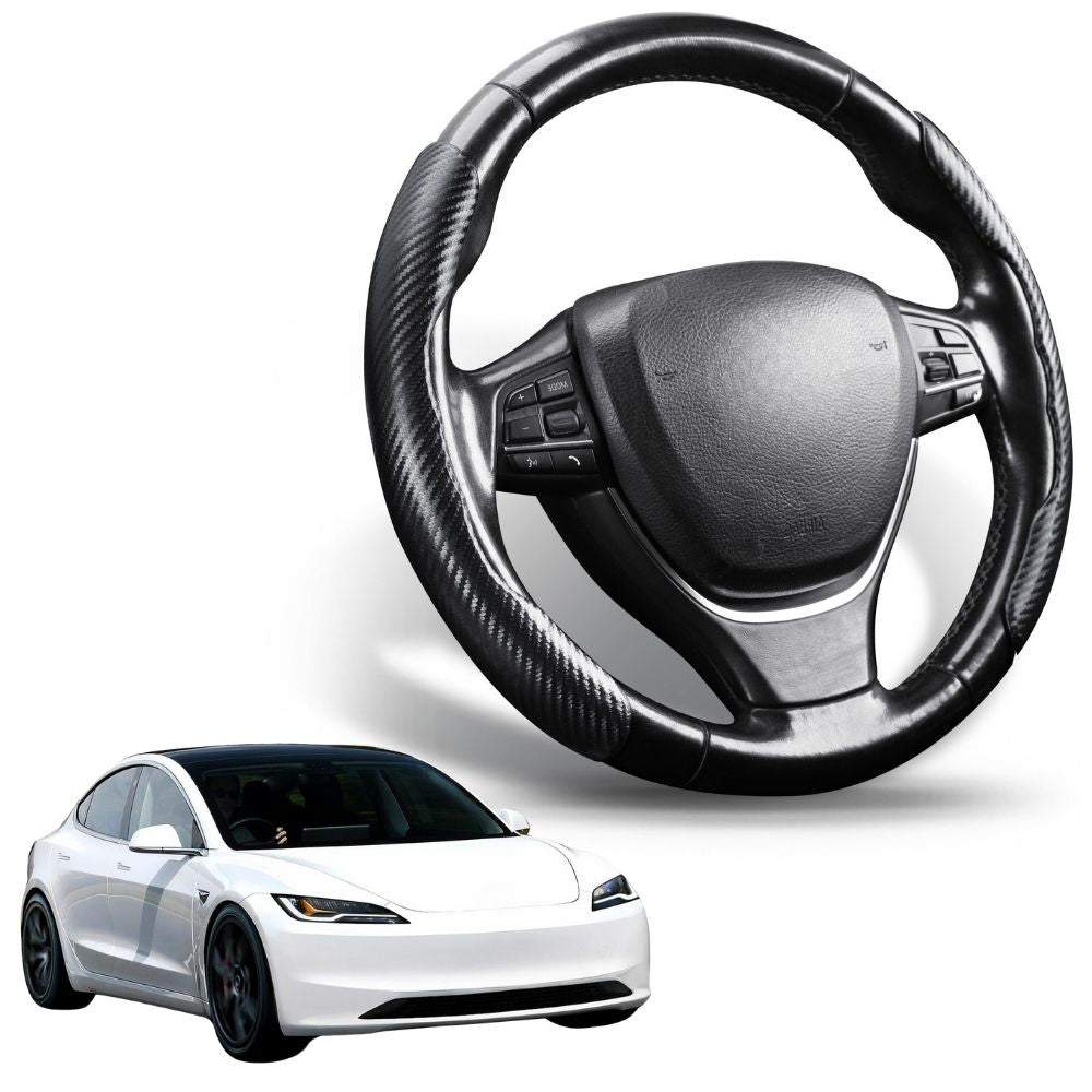 Segmented Steering Wheel Cover for Tesla Model 3 2024 - Current (Highlander)