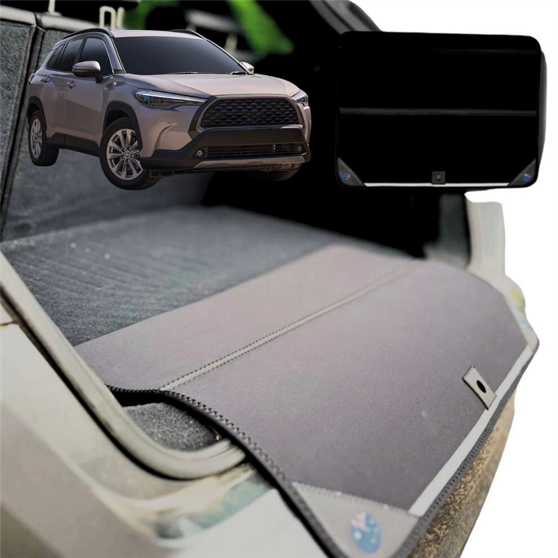 Rear Cargo Boot Bumper Protector for Toyota Corolla Cross 2020 - Current (XG10) - XL (98 x 55) - Black