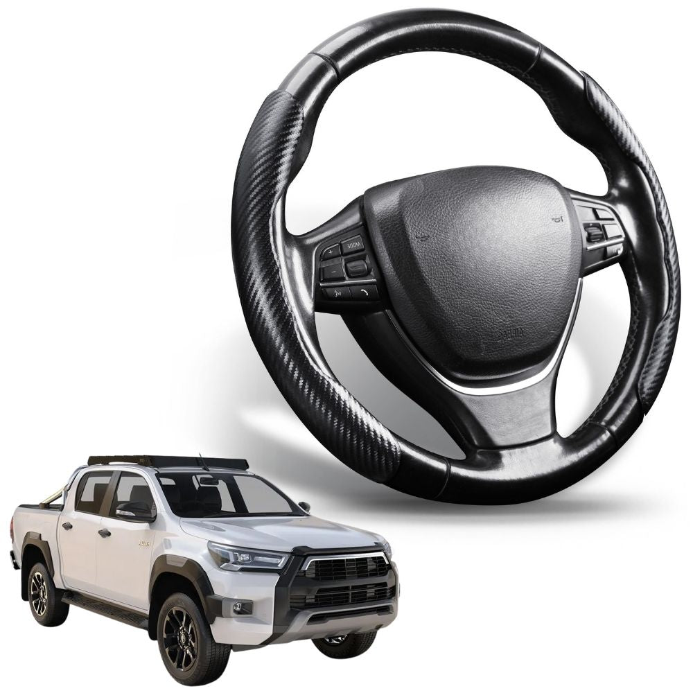Segmented Steering Wheel Cover for Toyota Hilux Double Cab 2015 - Current
