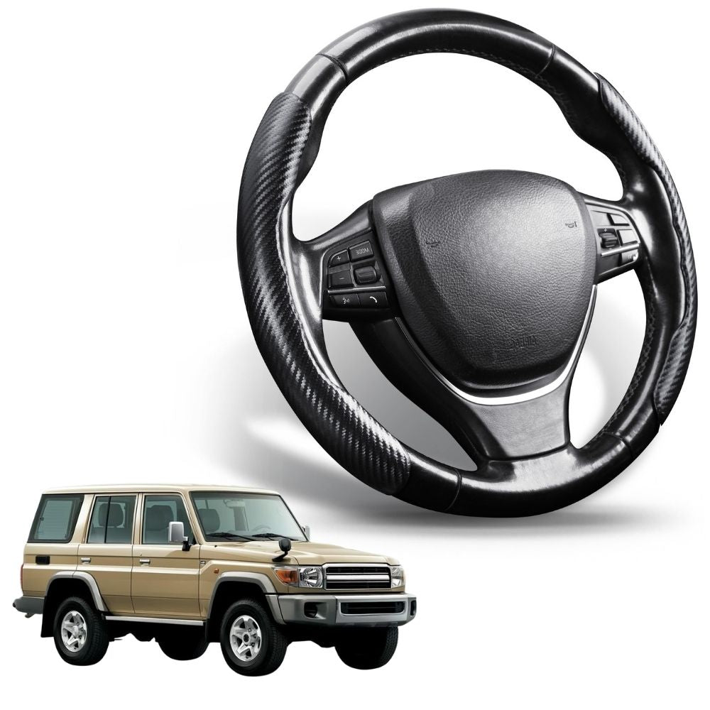 Segmented Steering Wheel Cover for Toyota LandCruiser 70 Double Cab 2014 - Current