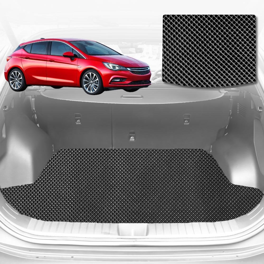 6D Diamond Car Boot Mat for Holden Astra (AH)2004-2009 Hatch | Heavy Duty Carpet Liner