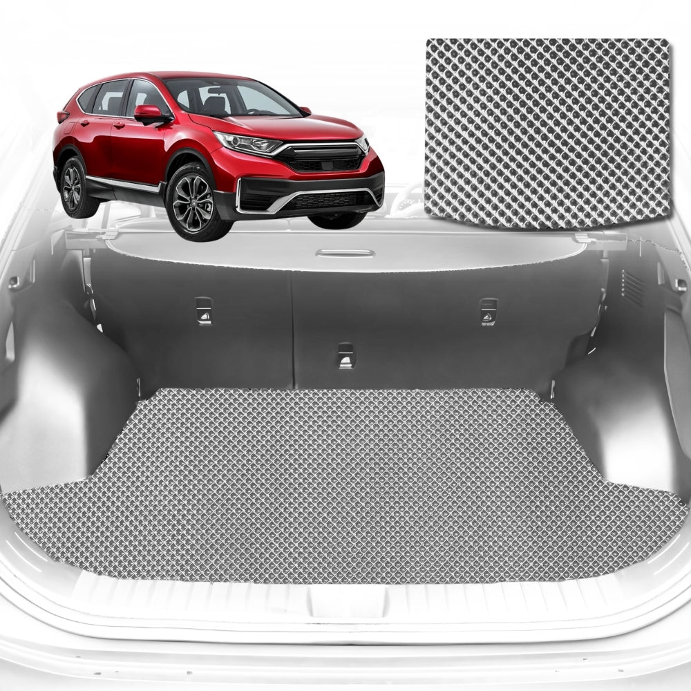 6D Diamond Car Boot Mat for Honda CR-V 2017-2022-Cargo Mat-Grey-Outback GT