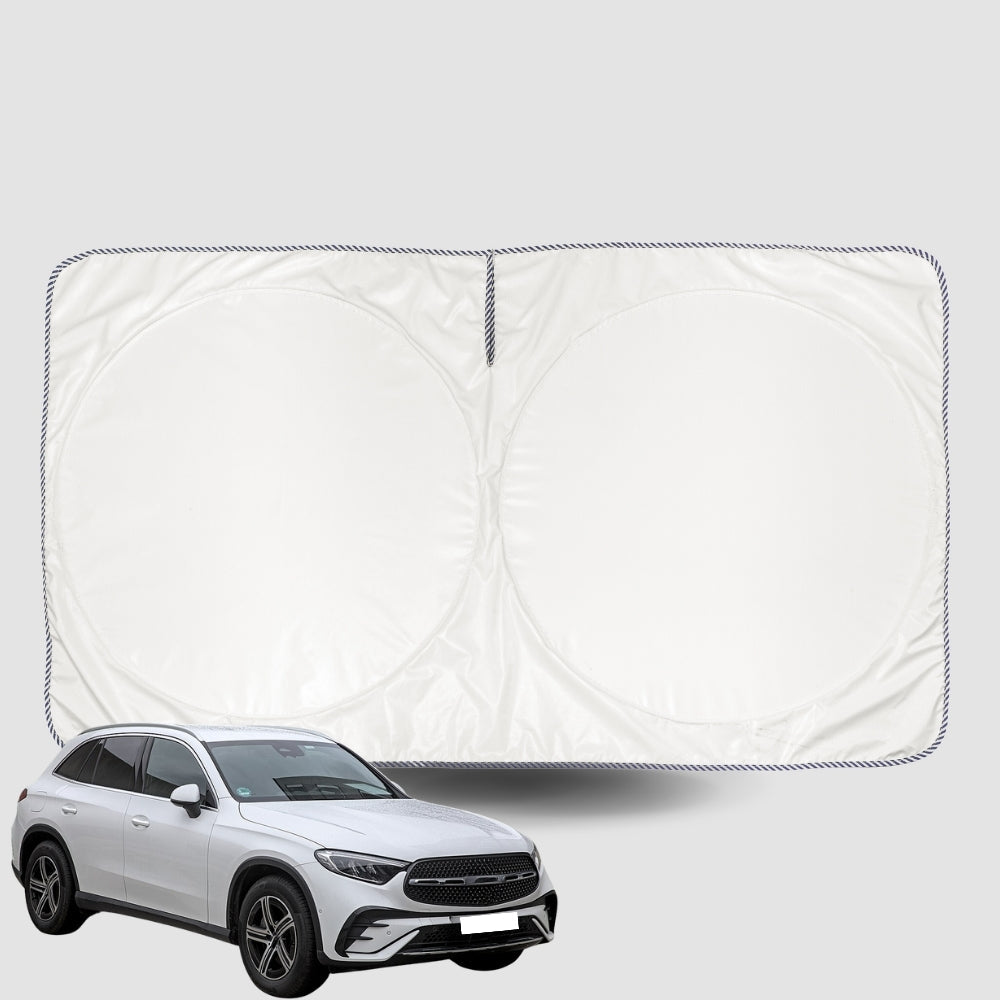 Windscreen Sun Shade for Mercedes-Benz GLC SUV (X253)2015-2022 Universal Fit Window Visor UV Block