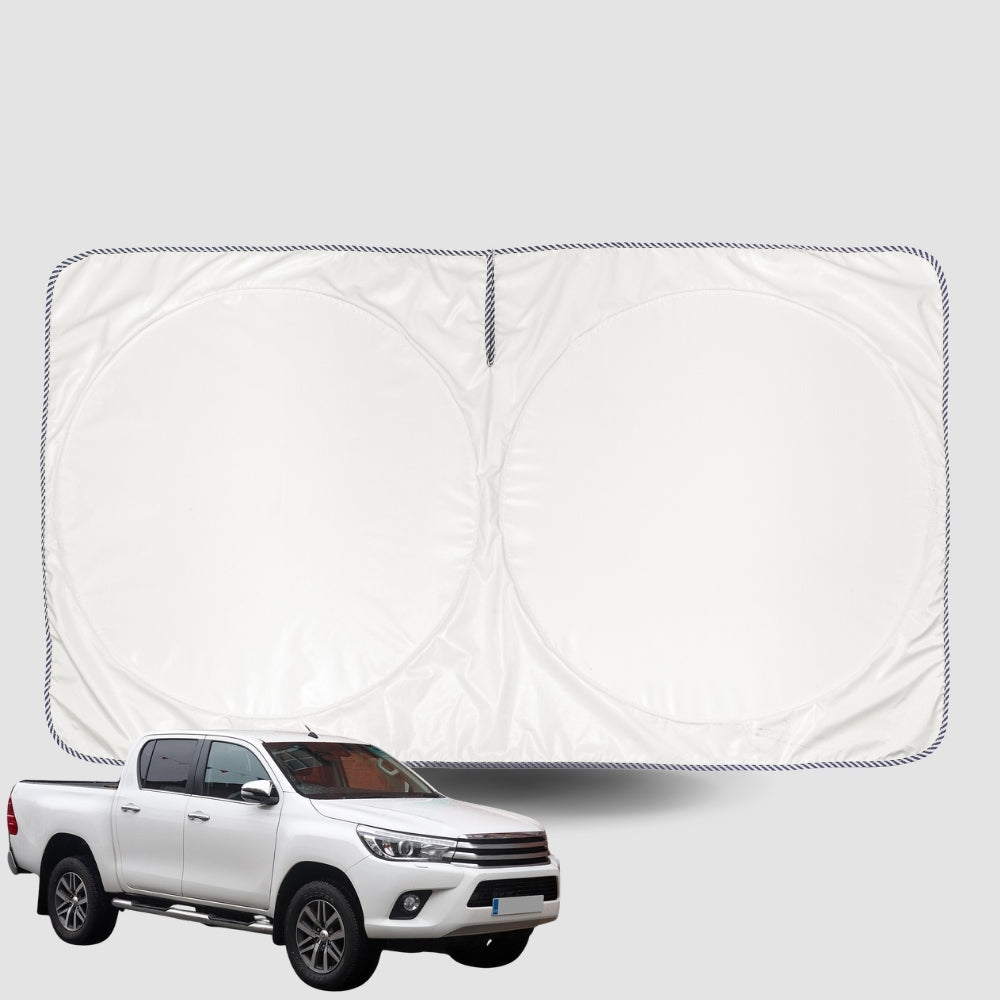 Windscreen Sun Shade for Toyota Hilux Single Cab 1997-2005 Universal Fit Window Visor UV Block