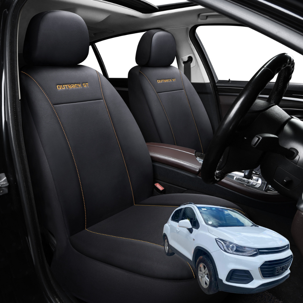 Car Seat Cover for Holden Trax 2013 - 2020 TJ - Black-Front Only