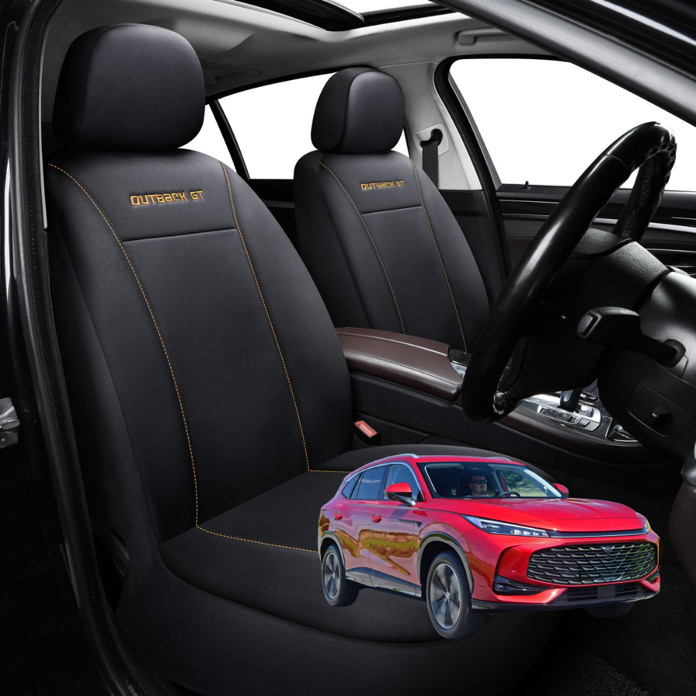 Car Seat Cover for MG HS 2024 - Current - Black-Front Only