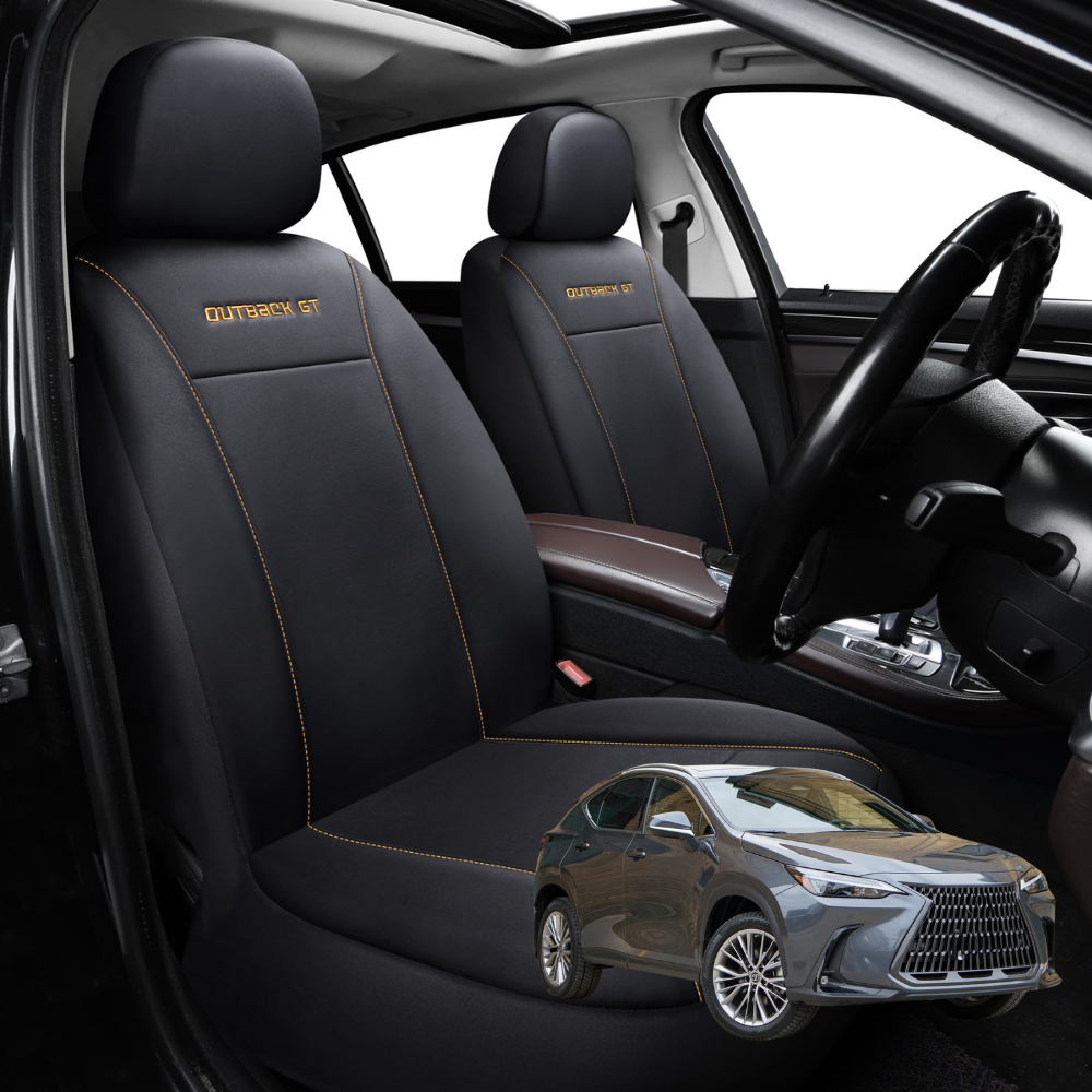 Car Seat Cover for Lexus NX 2022 - Current - Black-Front Only
