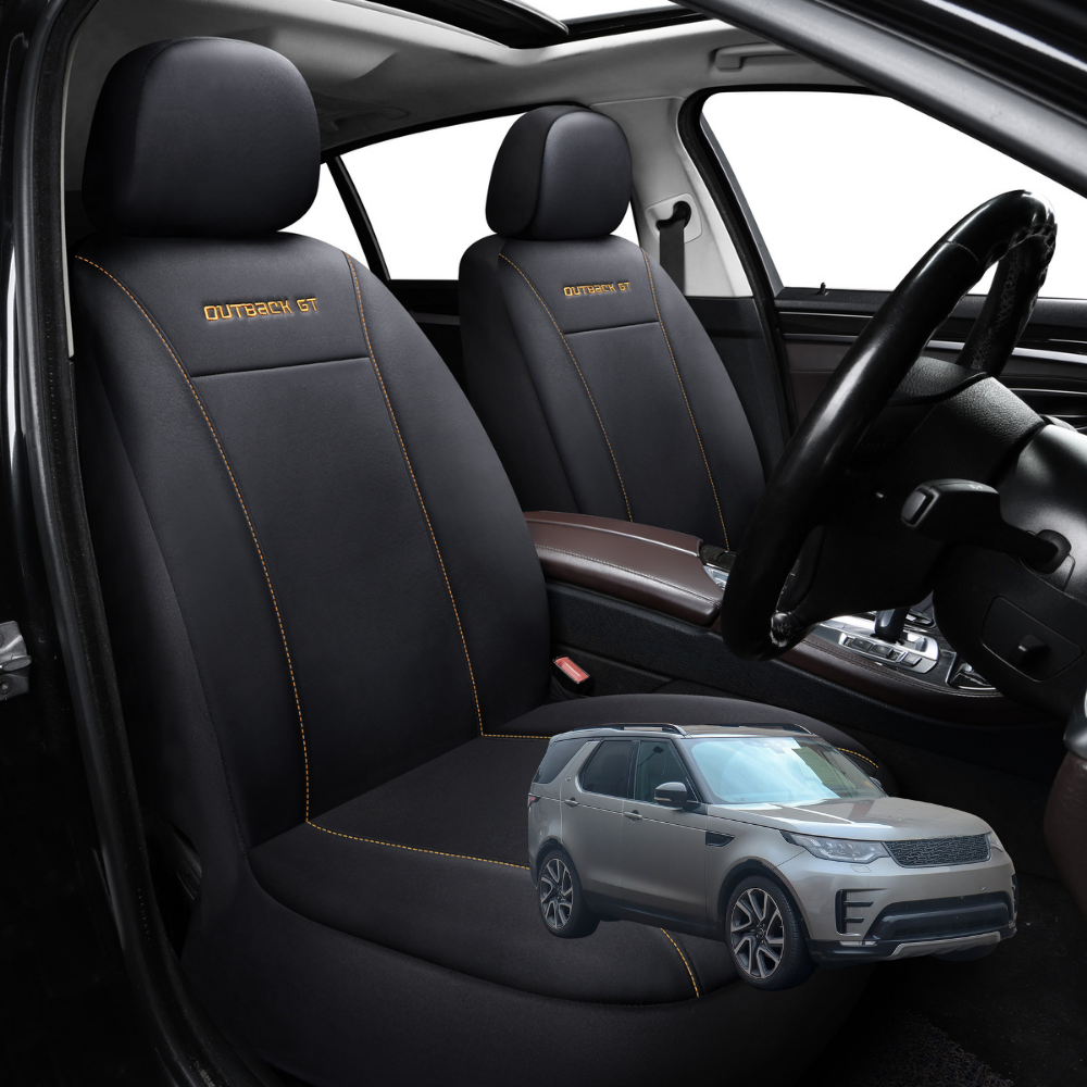 Car Seat Cover for Land Rover Discovery 2009 - 2017 (D4) - Black-Front Only
