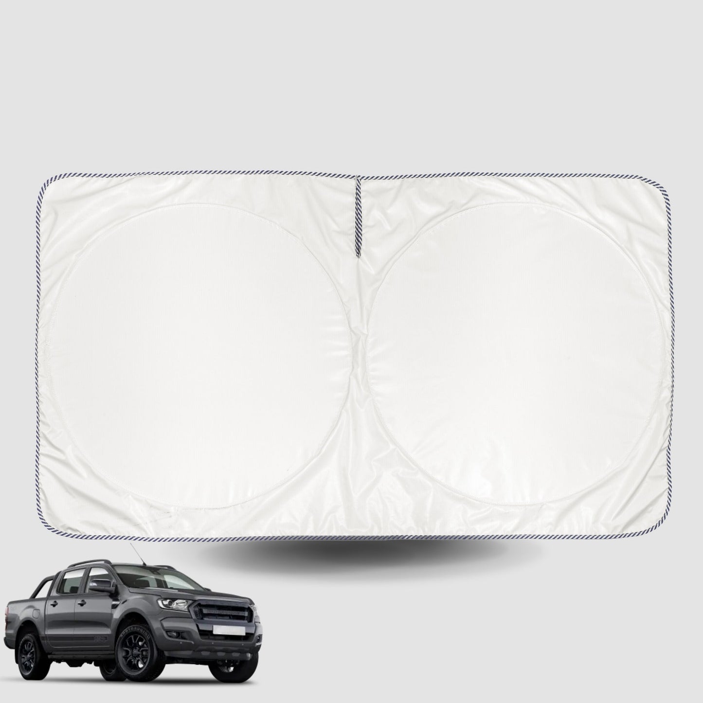 Windscreen Sun Shade for Ford Ranger (PX2 Dual Cab Ute)2015-2018 Universal Fit Window Visor UV Block