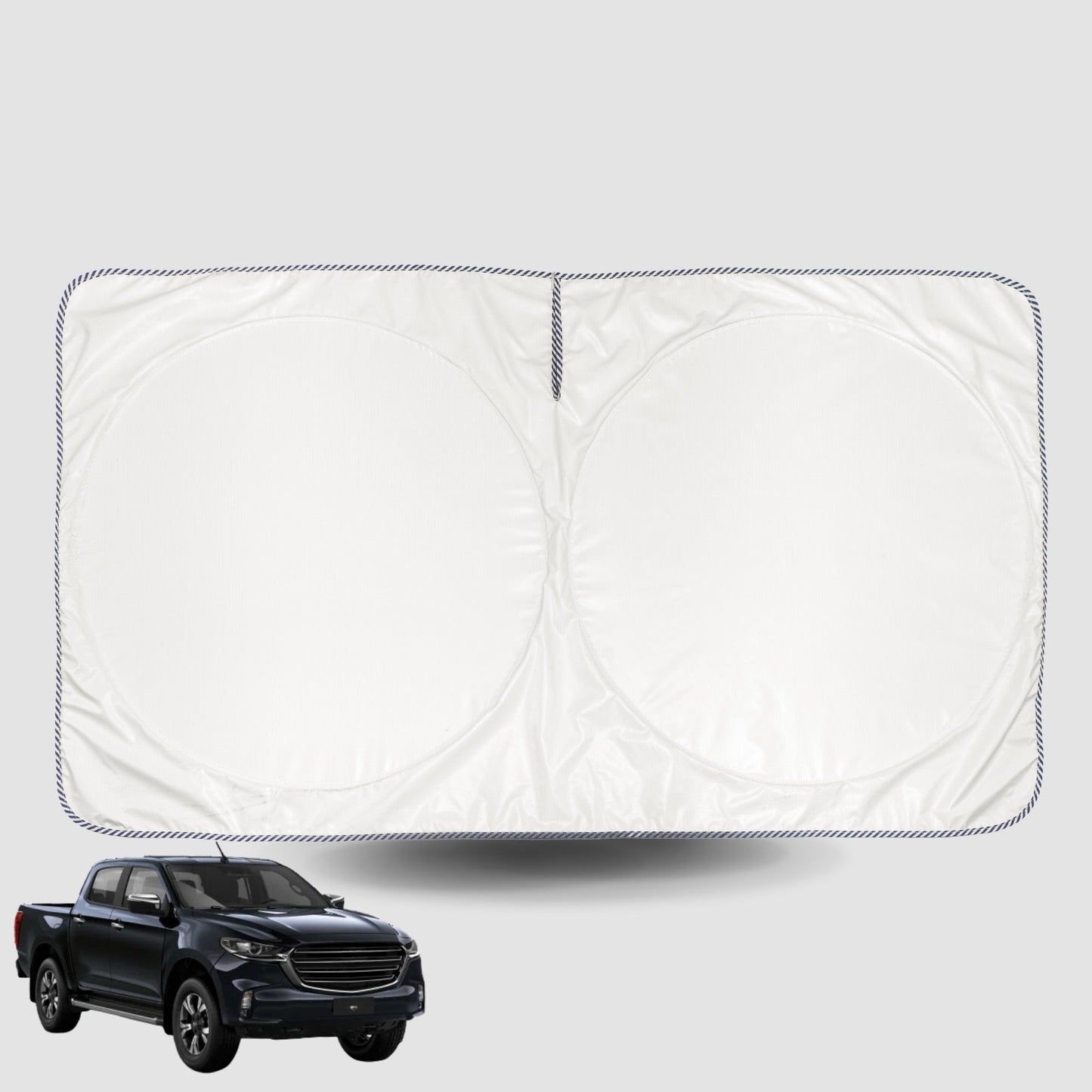 Windscreen Sun Shade for Mazda® BT-50 Dual Cab 2020-Current Universal Fit Window Visor UV Block
