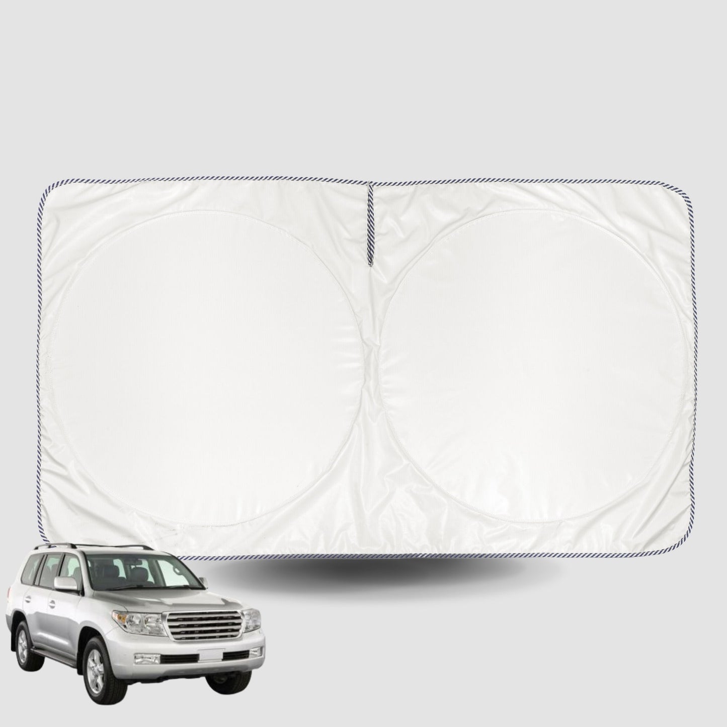 Windscreen Sun Shade for Toyota® LandCruiser 100 1998-2007 Universal Fit Window Visor UV Block
