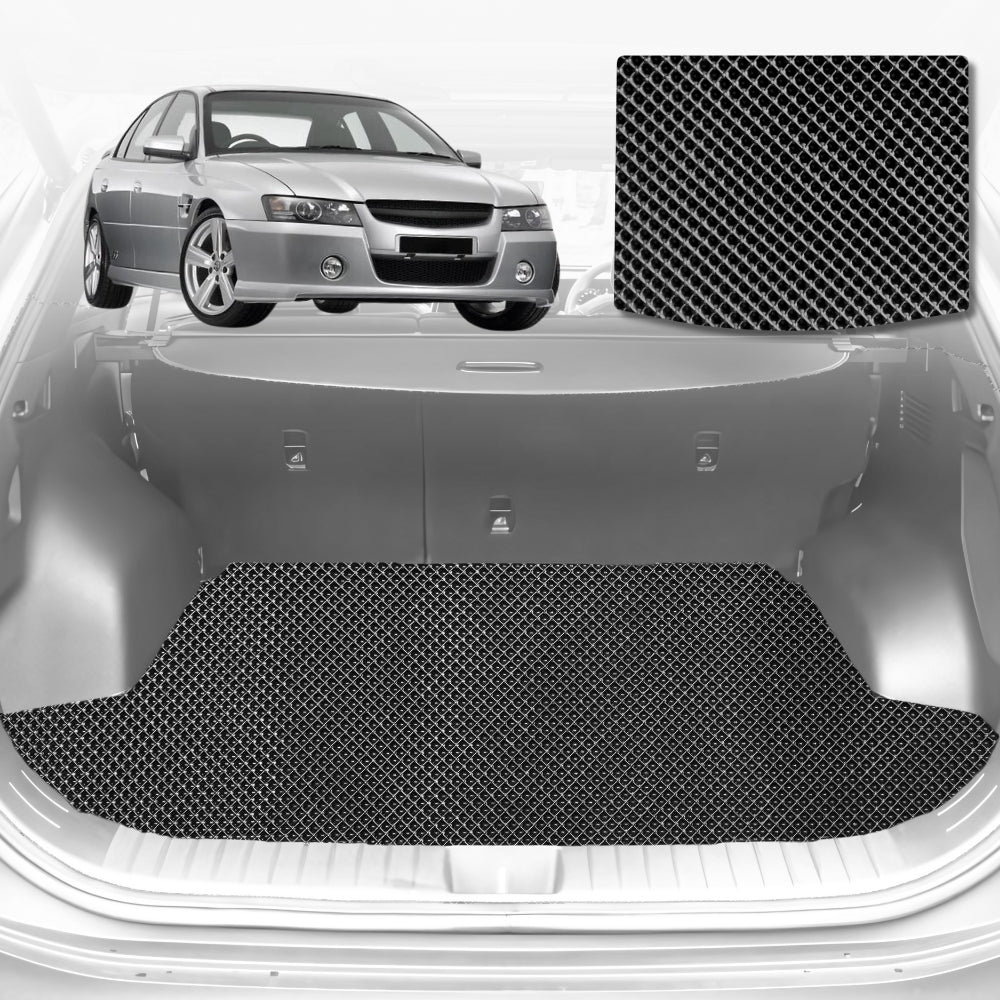 6D Diamond Car Boot Mat for Holden Commodore (VT VX VY VZ)1997-2006 Sedan | Heavy Duty Carpet Liner
