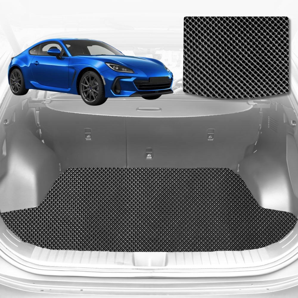 6D Diamond Car Boot Mat for Subaru BRZ Z12012-2021-Cargo Mat-Black-Outback GT