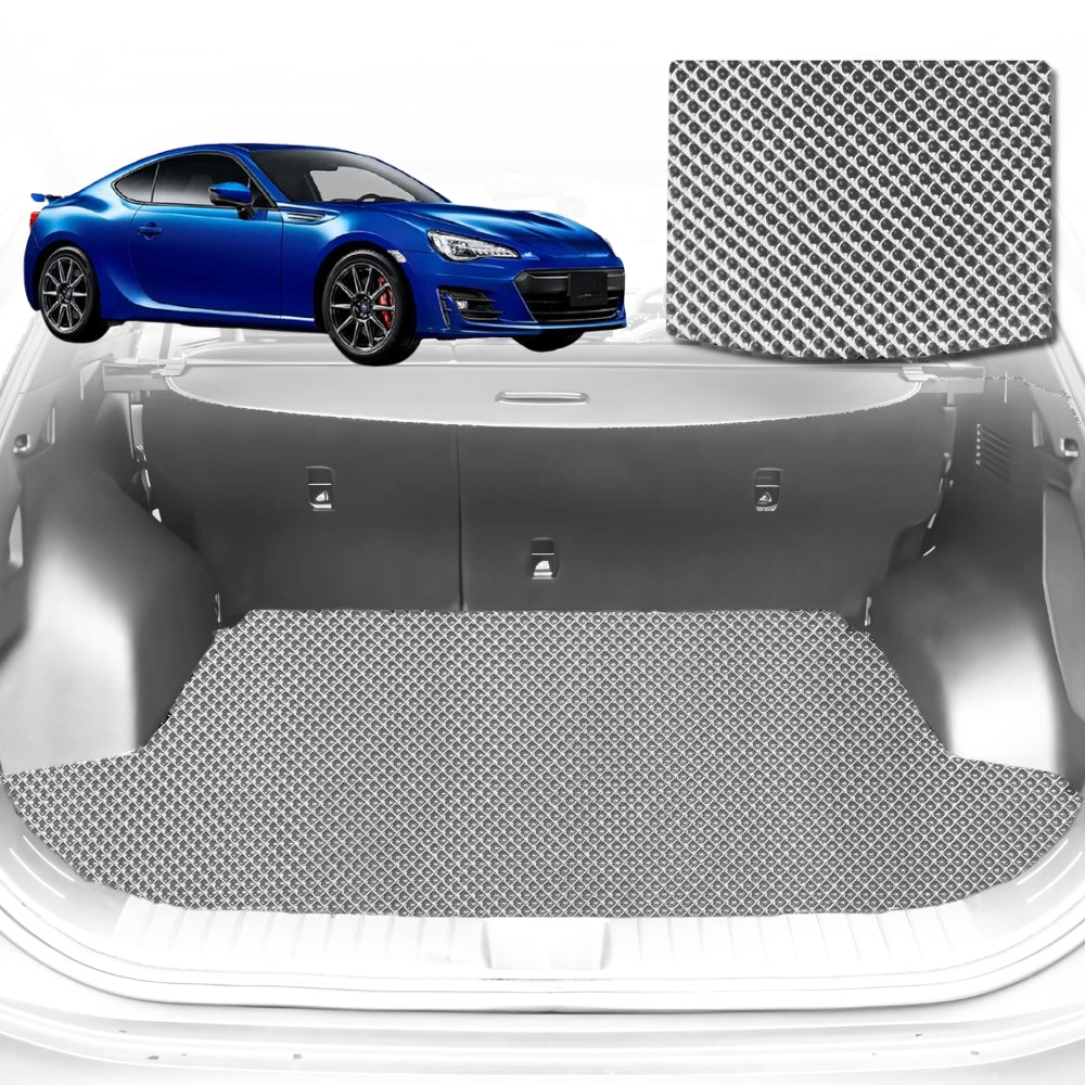 6D Diamond Car Boot Mat for Subaru BRZ Z12021-Current-Coupe-Cargo Mat-Grey-Outback GT