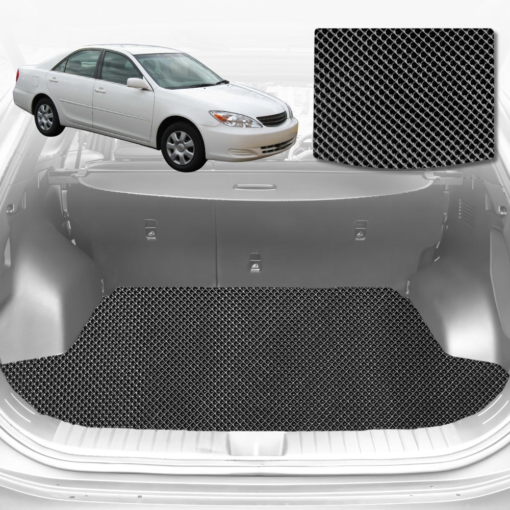 6D Diamond Car Boot Mat for Toyota Camry (XV30)2002-2006-Sedan-Cargo Mat-Black-Outback GT