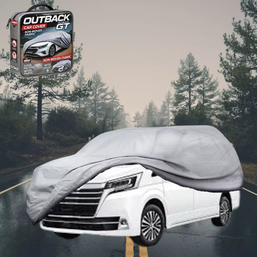 SilverShield Outdoor Car Cover for Toyota Granvia 2019 - Cur Front Only XL(new)