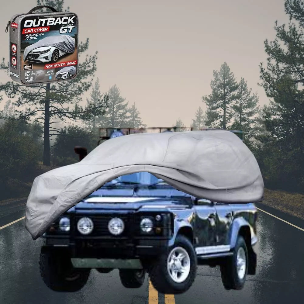 SilverShield Outdoor Car Cover for Land Rover Defender 110 1990-2007 LC Univ Fit