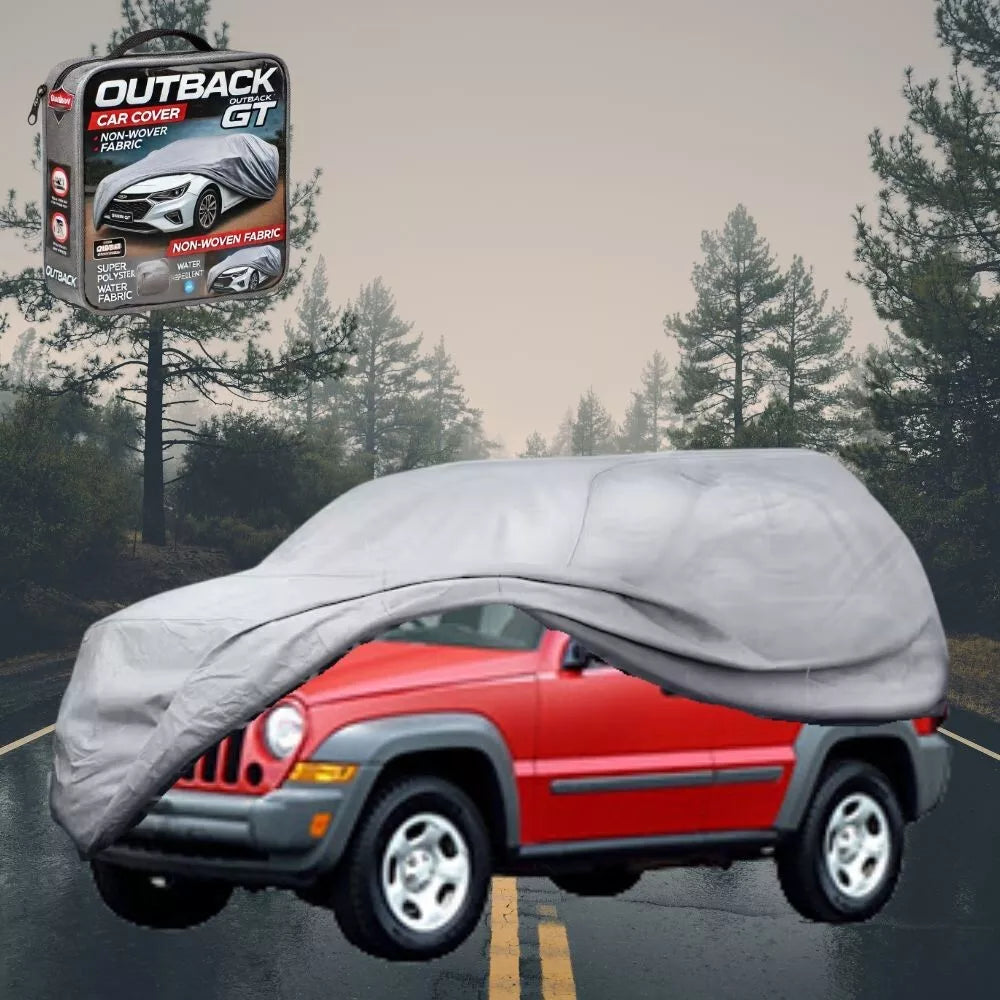 SilverShield Outdoor Car Cover for Jeep Cherokee 2002-2008 (KJ) LC Universal Fit
