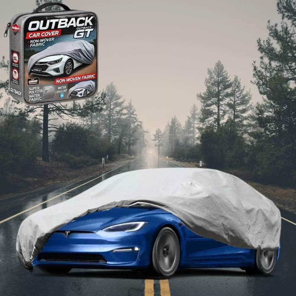 SilverShield Outdoor Car Cover for Tesla Model S 2022 - Current L Universal Fit