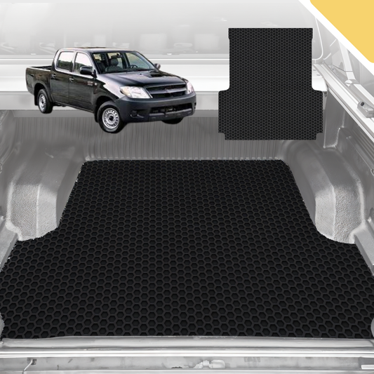 Outback GT 6D Pro Ute Tub Mat for Toyota Hilux Double Cab 1997-2005 (With Spray On Liner or No Liner) - Black
