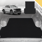 Outback GT 6D Pro Ute Tub Mat for Ford Ranger (PX3 Dual Cab Ute) 2018-2022 (with Spray on Liner or no Liner)  - Black