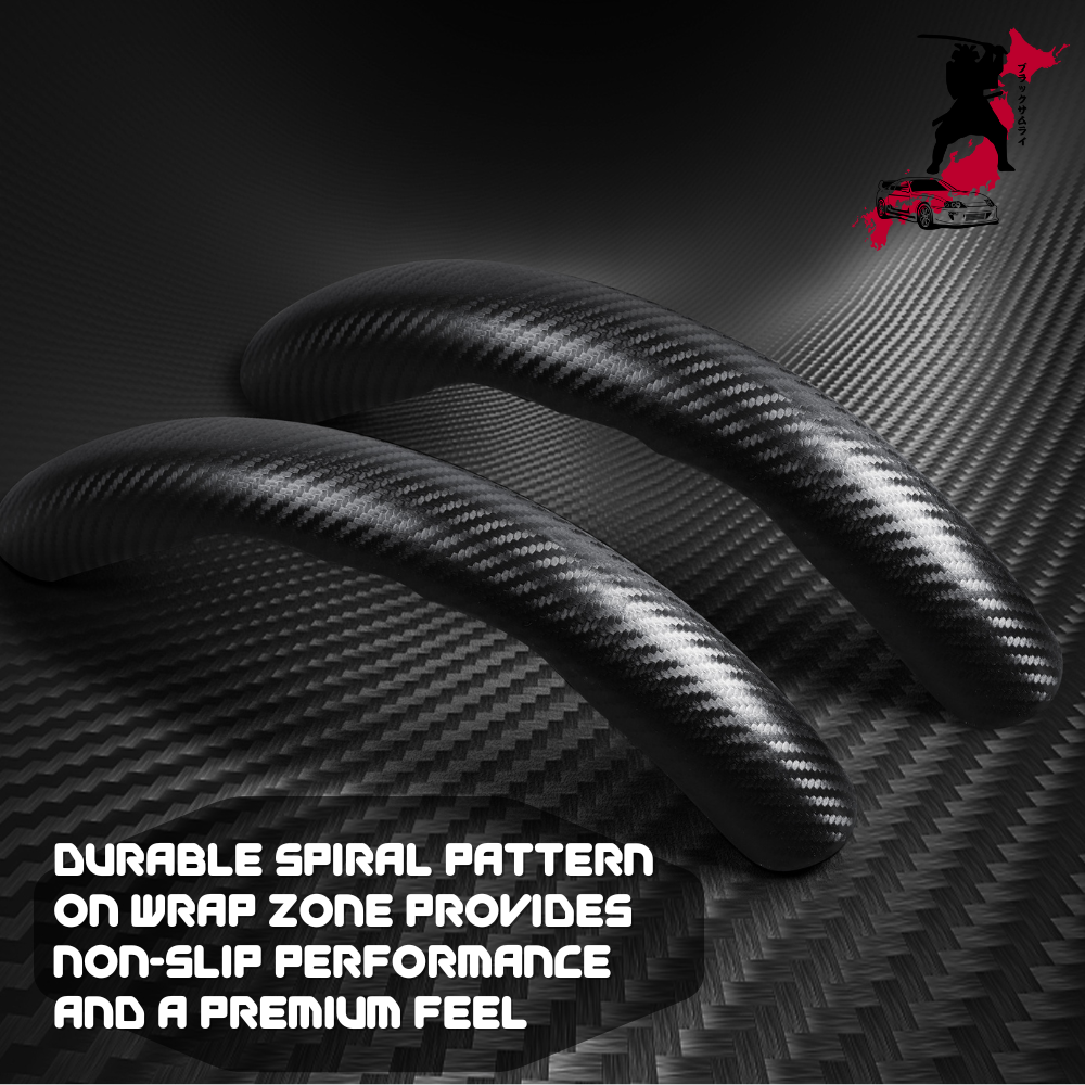 Black Samurai Segmented Steering Wheel Cover for Audi e-tron 2025 - Current