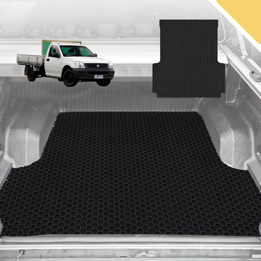 Outback GT 6D Pro Ute Tub Mat for Holden Rodeo Single Cab 2003-2008 (With Spray On Liner or No Liner) - Black
