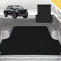 Outback GT 6D Pro Ute Tub Mat for Ford Ranger Dual Cab 2022-Current (With Spray On Liner or No Liner) - Black