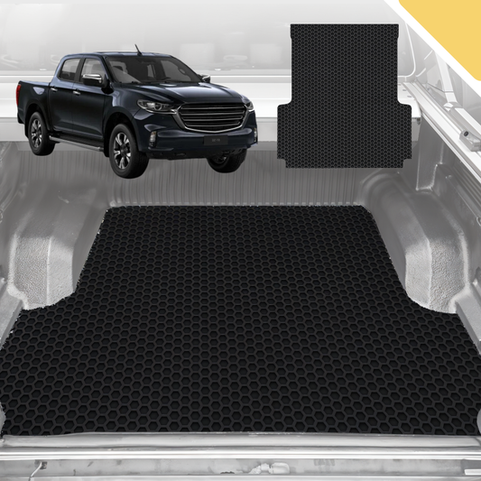 Outback GT 6D Pro Ute Tub Mat for Mazda BT-50 Dual Cab (UP UR) 2011-2020 (with Spray on Liner or no Liner)- Black