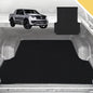 Outback GT 6D Pro Ute Tub Mat for VolksWagen Amarok Dual Cab 2022-Current (With Factory Plastic Tub Liner) Black