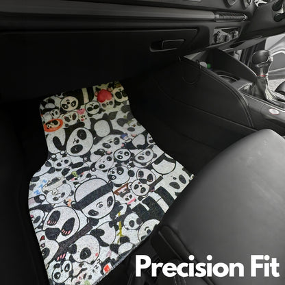 Panda Car Floor Mats for Honda Jazz 2008-2014 Full Set | AU Made | Carpet RHD
