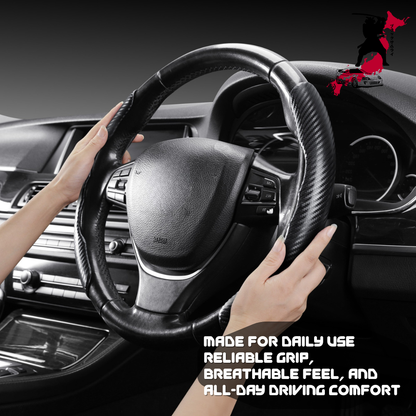 Black Samurai Segmented Steering Wheel Cover for Kia Sportage 2021 - Current (NQ5)
