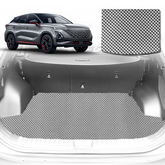6D Diamond Car Boot Mat for All-new Chery OMODA 5 2023-Current-Cargo Mat-Grey-Outback GT