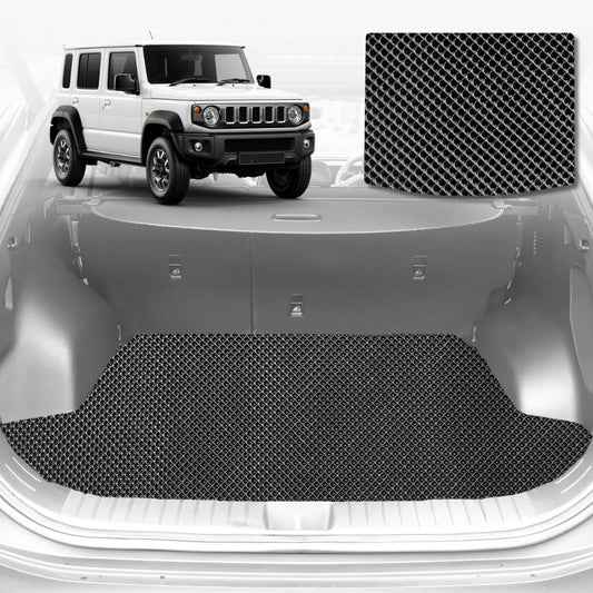 6D Diamond Car Boot Mat for Suzuki Jimny Auto2018-Current-Cargo Mat-Black-Outback GT