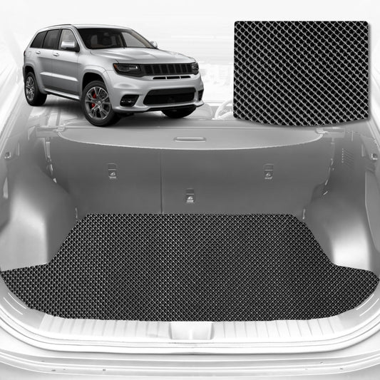 6D Diamond Car Boot Mat for Jeep Grand Cherokee (WK)2011-2021-Cargo Mat-Black-Outback GT