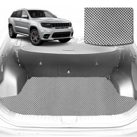 6D Diamond Car Boot Mat for Jeep Grand Cherokee (WK)2011-2021-Cargo Mat-Grey-Outback GT