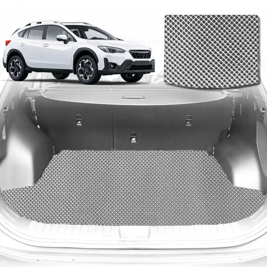 6D Diamond Car Boot Mat for Subaru XV (GT)2017-2022-Cargo Mat-Grey-Outback GT