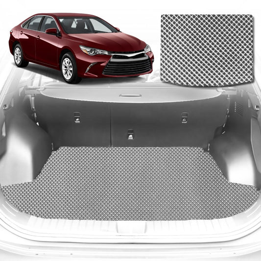 6D Diamond Car Boot Mat for Toyota Camry (XV50)2012-2017-Cargo Mat-Grey-Outback GT