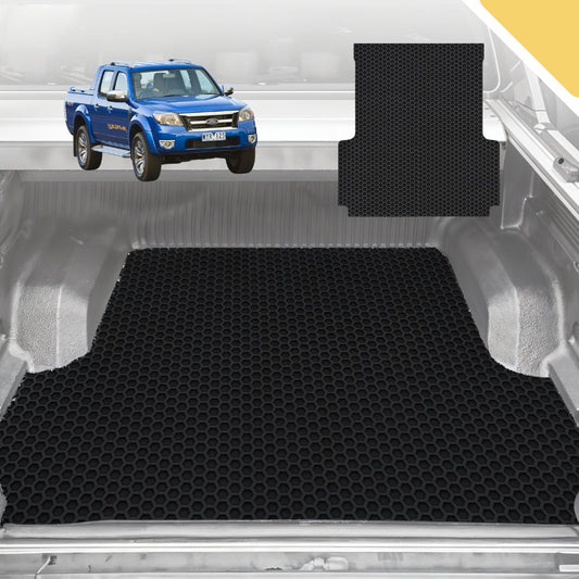 Outback GT 6D Pro Ute Tub Mat for Ford Ranger (PJ-PK) Super Cab 2006-2011 (With Spray On Liner or No Liner) - Black