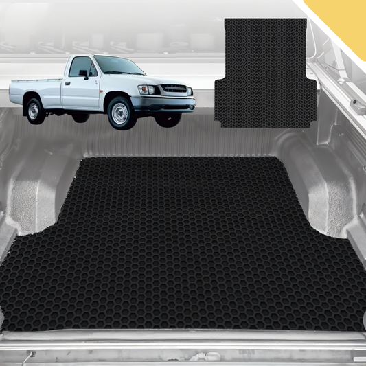 Outback GT 6D Pro Ute Tub Mat for Toyota Hilux Single Cab 2005-Current (With Spray On Liner or No Liner)  - Black