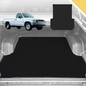 Outback GT 6D Pro Ute Tub Mat for Toyota Hilux Single Cab 2005-Current (With Spray On Liner or No Liner)  - Black