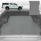 6D Diamond Ute Tub Mat for Mitsubishi Triton Double Cab (MQ-MR) 2015-2023 (with Spray On Liner or No Liner) - Grey